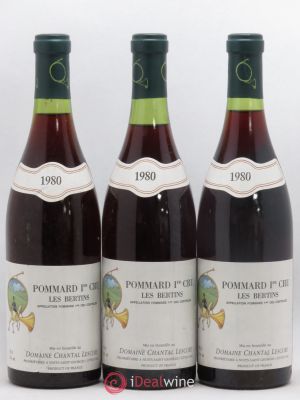 Pommard 1er Cru Les Bertins Chantal Lescure (Domaine) (no reserve) 1980 - Lot of 3 Bottles