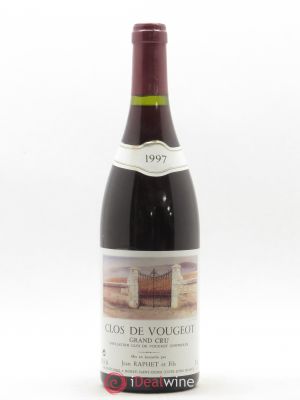 Clos de Vougeot Grand Cru Jean Raphet (sans prix de réserve) 1997 - Lot de 1 Bouteille