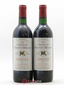- Margaux Château Saint Marc (no reserve) 1985 - Lot of 2 Bottles