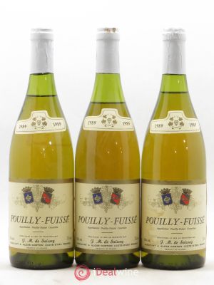 Pouilly-Fuissé De Saissey (no reserve) (no reserve) 1989 - Lot of 3 Bottles