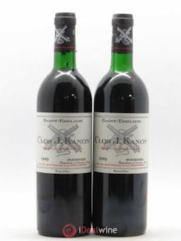 Saint-Émilion Clos J. Kanon (no reserve) 1989 - Lot of 2 Bottles