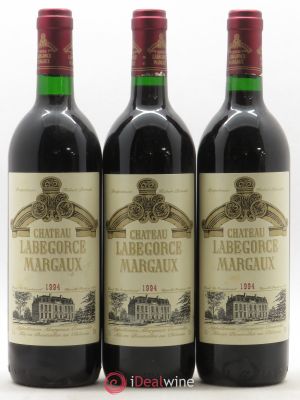 Château Labegorce Cru Bourgeois (no reserve) 1994 - Lot of 3 Bottles