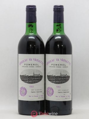 Château la Violette (no reserve) 1983 - Lot of 2 Bottles