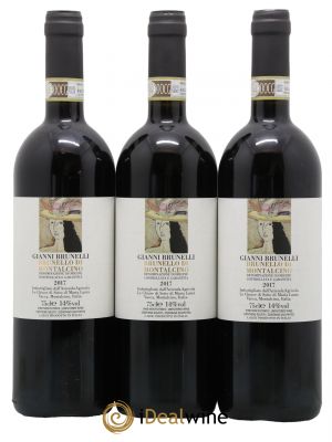 Brunello di Montalcino Gianni Brunelli  2017 - Lot of 3 Bottles