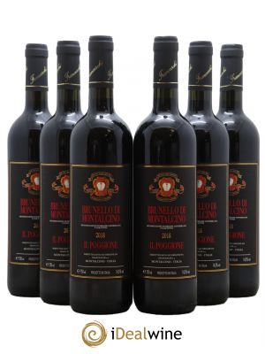 Brunello di Montalcino DOCG Il Poggione Lavinio Franceschi  2018 - Lot of 6 Bottles