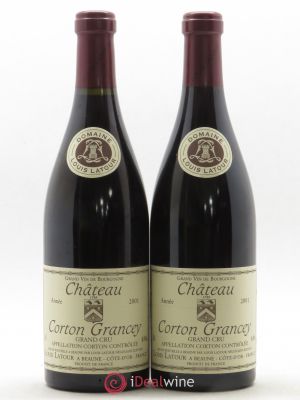 Corton Grand Cru Château Corton Grancey Louis Latour (Domaine)  2001 - Lot of 2 Bottles