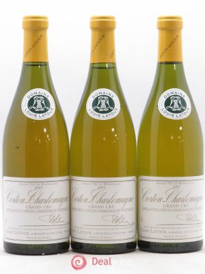 Corton-Charlemagne Grand Cru Louis Latour (Domaine)  2001 - Lot of 3 Bottles