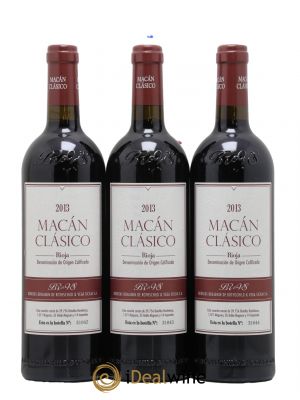 Rioja DOCa Macan Benjamin de Rothschild & Vega Sicilia S.A  2013 - Lot of 3 Bottles