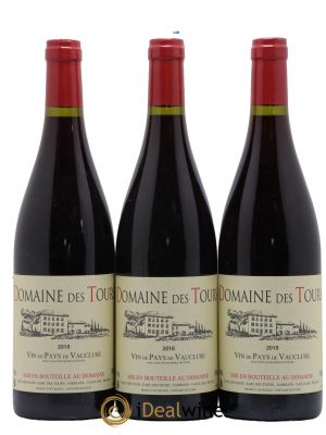 IGP Vaucluse (Vin de Pays de Vaucluse) Domaine des Tours Emmanuel Reynaud 2018 - Lot de 3 Bottles