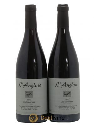 Vin de France Les Traverses L'Anglore  2015 - Lot of 2 Bottles