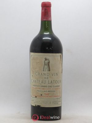 Château Latour 1er Grand Cru Classé  1949 - Lot de 1 Magnum