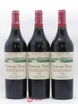 Château Pavie 1er Grand Cru Classé A  2000 - Lot of 3 Bottles