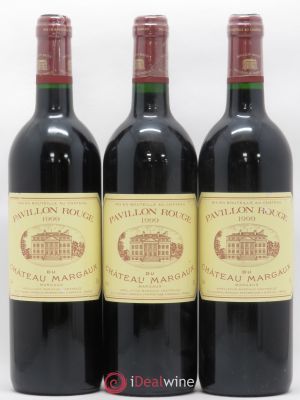 Pavillon Rouge du Château Margaux Second Vin  1999 - Lot of 3 Bottles