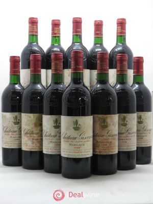 Château Giscours 3ème Grand Cru Classé  1988 - Lot of 12 Bottles