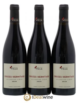 Crozes-Hermitage Accroche-Coeur Pierre-Jean Villa (no reserve) 2020 - Lot of 3 Bottles