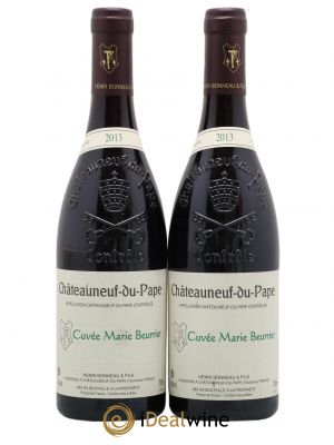 Châteauneuf-du-Pape Marie Beurrier Henri Bonneau & Fils (no reserve) 2013 - Lot of 2 Bottles