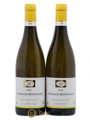 Chassagne-Montrachet Domaine Jean Marc Pillot & Fils (no reserve) 2018 - Lot of 2 Bottles
