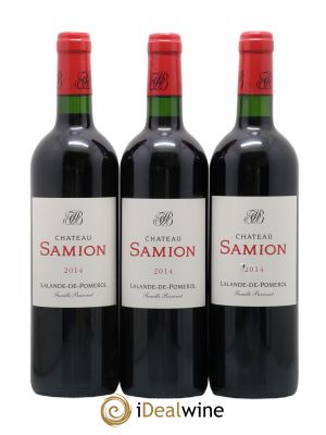 Lalande-de-Pomerol Samion (no reserve) 2014 - Lot of 3 Bottles