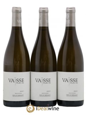 IGP Pays de l'Hérault Hasard Vaisse (Domaine) (no reserve) 2021 - Lot of 3 Bottles