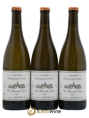 Sancerre La Grande Côte François Cotat (no reserve) 2017 - Lot of 3 Bottles