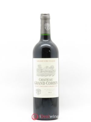Château Grand Corbin Grand Cru Classé  2012 - Lot de 1 Bouteille