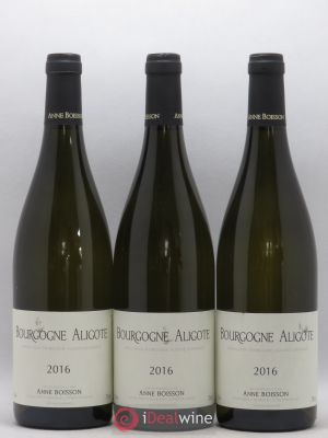 Bourgogne Aligoté Anne Boisson  2016 - Lot of 3 Bottles