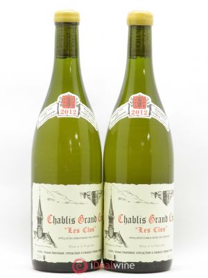 Chablis Grand Cru Les Clos René et Vincent Dauvissat  2012 - Lot of 2 Bottles