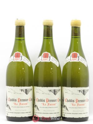 Chablis 1er Cru La Forest René et Vincent Dauvissat  2007 - Lot of 3 Bottles