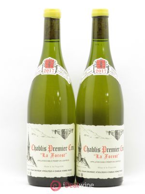 Chablis 1er Cru La Forest René et Vincent Dauvissat  2017 - Lot of 2 Bottles