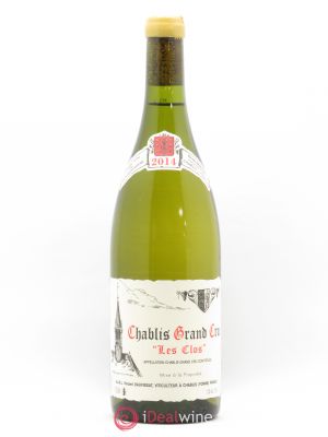 Chablis Grand Cru Les Clos René et Vincent Dauvissat  2014 - Lot of 1 Bottle