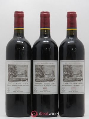 Château Duhart-Milon 4ème Grand Cru Classé  2005 - Lot of 3 Bottles
