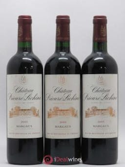 Château Prieuré Lichine 4ème Grand Cru Classé  2005 - Lot of 3 Bottles