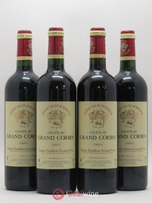 Château Grand Corbin Grand Cru Classé  2005 - Lot of 4 Bottles