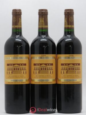 La Croix de Beaucaillou Second vin  2008 - Lot of 3 Bottles