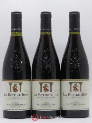 Châteauneuf-du-Pape La Bernardine Chapoutier  2010 - Lot of 3 Bottles