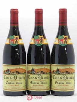 Côte de Brouilly Cuvée Godefroy Château Thivin  2015 - Lot of 3 Bottles