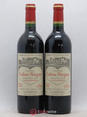 Château Calon Ségur 3ème Grand Cru Classé  2000 - Lot of 2 Bottles