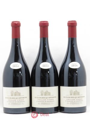 Saint-Nicolas de Bourgueil Le Clos des Quarterons Vieilles Vignes Xavier Amirault (Domaine)  2014 - Lot of 3 Bottles