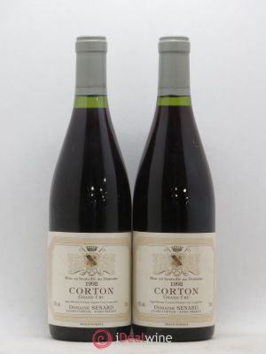 Corton Grand Cru Senard 1992 - Lot of 2 Bottles