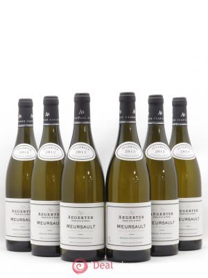 Meursault Aegerter  2017 - Lot of 6 Bottles
