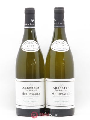 Meursault Aegerter  2017 - Lot of 2 Bottles