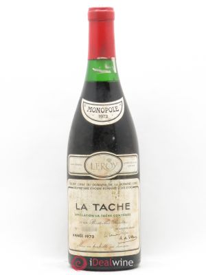 La Tâche Grand Cru Domaine de la Romanée-Conti  1973 - Lot of 1 Bottle