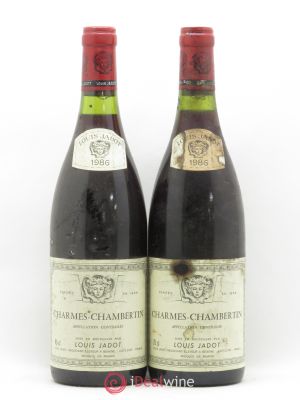 Charmes-Chambertin Grand Cru Maison Louis Jadot  1986 - Lot of 2 Bottles