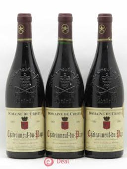 Châteauneuf-du-Pape Domaine de Cristia  1999 - Lot of 3 Bottles