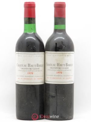 Château Haut-Bailly Cru Classé de Graves  1970 - Lot of 2 Bottles