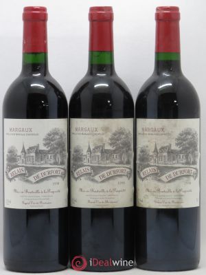 Relais de Durfort-Vivens 2nd Vin  1998 - Lot of 3 Bottles