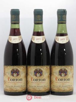 Corton Grand Cru Doudet Naudin 1977 - Lot of 3 Bottles