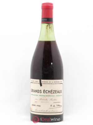Grands-Echezeaux Grand Cru Domaine de la Romanée-Conti  1956 - Lot of 1 Bottle