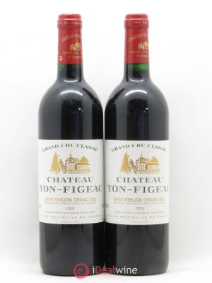 Château Yon Figeac Grand Cru Classé  2000 - Lot de 2 Bouteilles