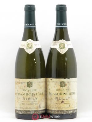 Rully Les Villeranges Domaine de la Framboisière Faiveley 2013 - Lot of 2 Bottles
